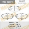Колодки дисковые AN-413/MS-1324/PF-1324 MASUMA 