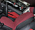Комплект накидок на сиденье AKUBA ECLG/RD ECOLOGIC красный Джут 2 шт