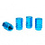 Колпачки ниппеля DM-1030 синие 4шт
