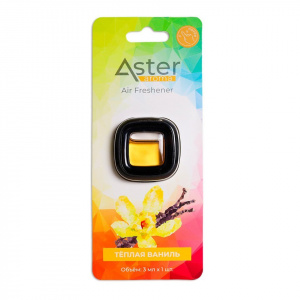 Ароматизатор на дефлектор AA-031-VA Теплая ваниль 1шт ASTER