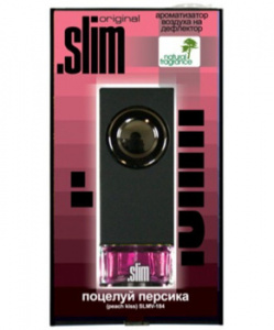 Ароматизатор на дефлектор SLMV-184 Поцелуй персика SLIM JP