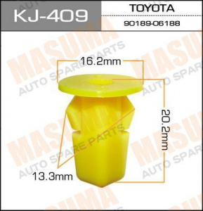 Клипса крепежная KJ-409