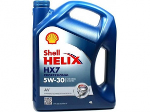 Масло моторное Shell Helix HX7 X 5W30 4л API SN,ACEA C3 550046351/550051831/550058542